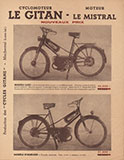 Publicité cyclomoteurs Le Gitan