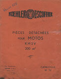 Koehler-Escoffier Catalogue N°72