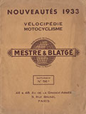 Mestre & Blatgé Nouveautés 1933