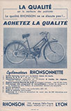 Cyclomoteur Rhonsonnette