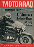 Das Motorrad 1966, Num 11