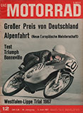 Das Motorrad 1967, Num 12